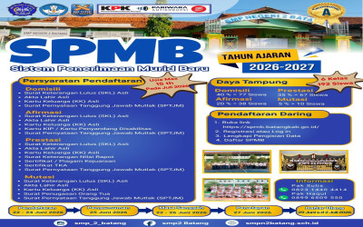 SPMB Tahun Ajaran 2026/2027
